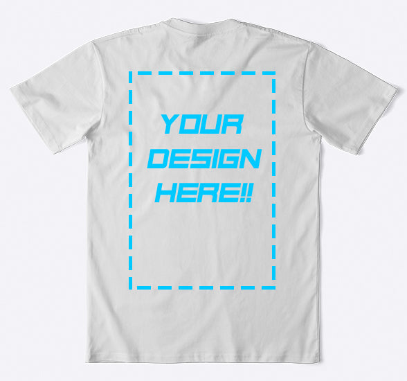 Front A4 & Back A3+ Personalized Design Unisex Cotton Shirt
