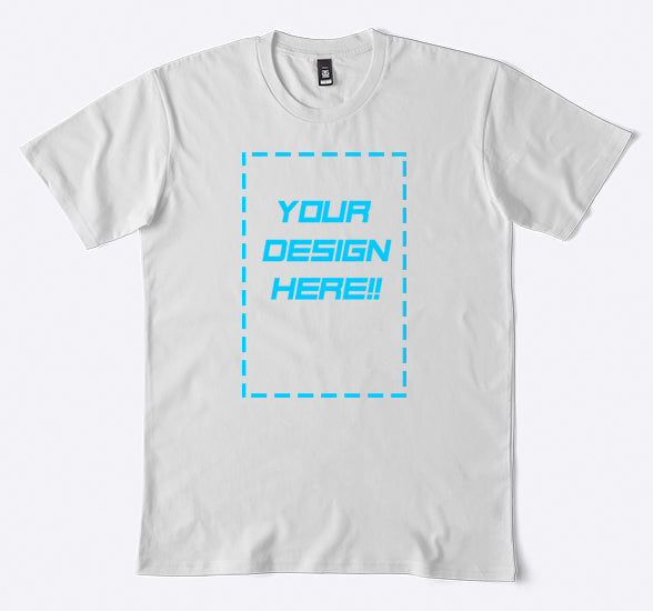 Front A4 & Back A3+ Personalized Design Unisex Cotton Shirt