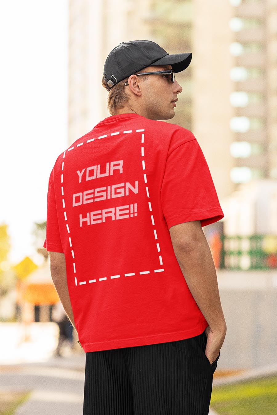 Front Pocket Print & Back A3+ Personalized Design Unisex Cotton Shirt
