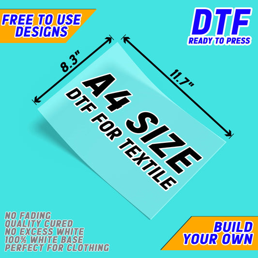 Build Your Own DTF Print Layout ( FREE DESIGNS ) ( for textile / clothing )