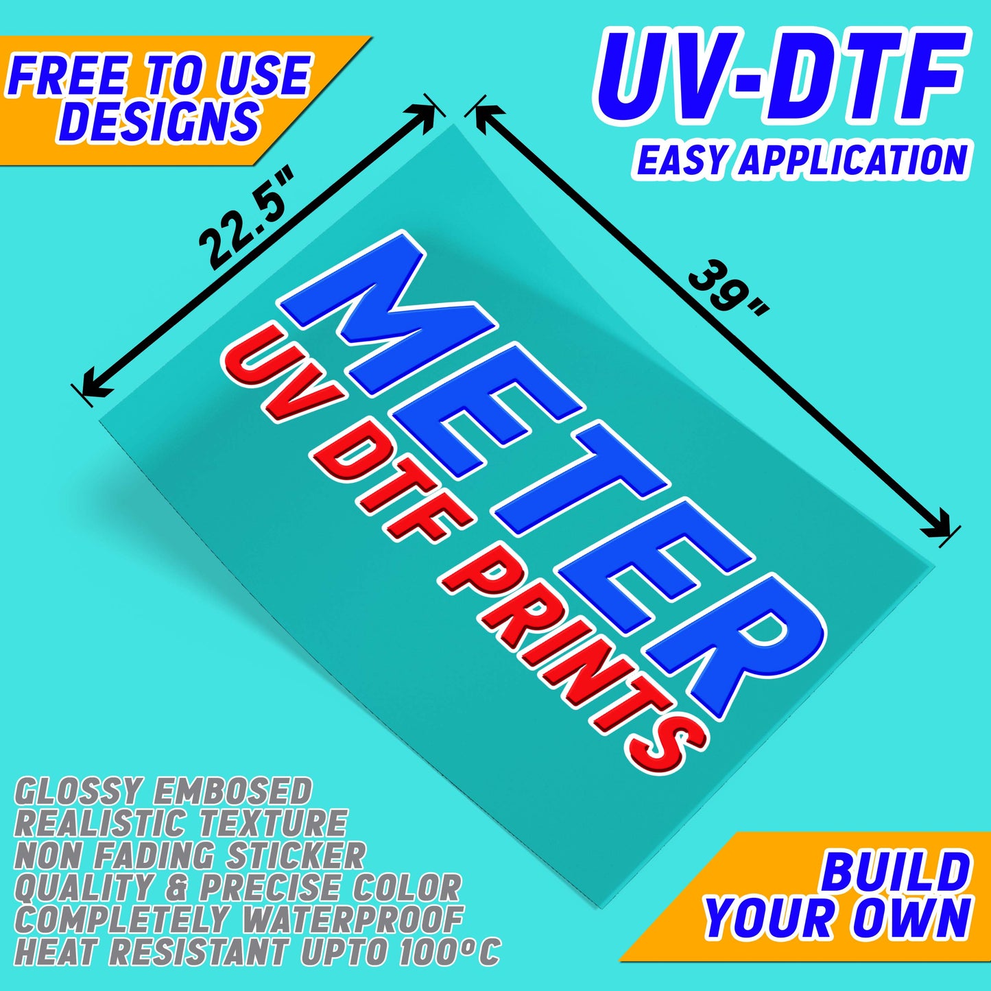 Build Your Own UV-DTF Print Layout ( FREE DESIGNS ) ( for any kind of material )