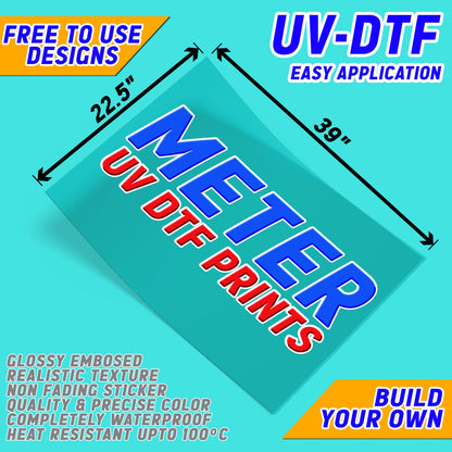 Build Your Own UV-DTF Print Layout ( FREE DESIGNS ) ( for any kind of material )